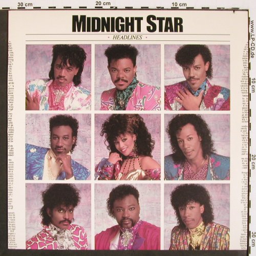 Midnight Star: Headlines, Solar(60454-1), US, co, 1986 - LP - V4689 - 7,50 Euro