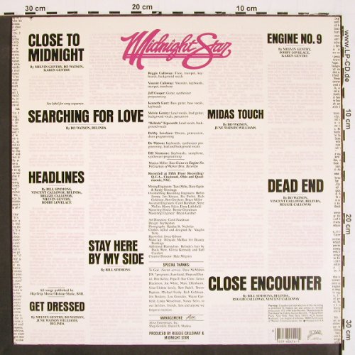 Midnight Star: Headlines, Solar(60454-1), US, co, 1986 - LP - V4689 - 7,50 Euro