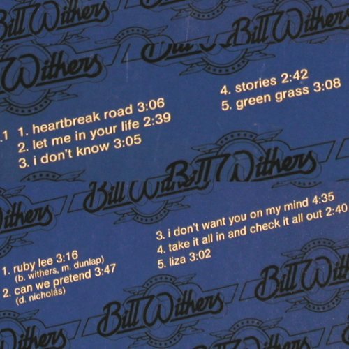 Withers,Bill: This is, Sussex (201.056), D, co, 1975 Typ: LP Best.-Nr.: V5070 Preis: 7,50 Euro