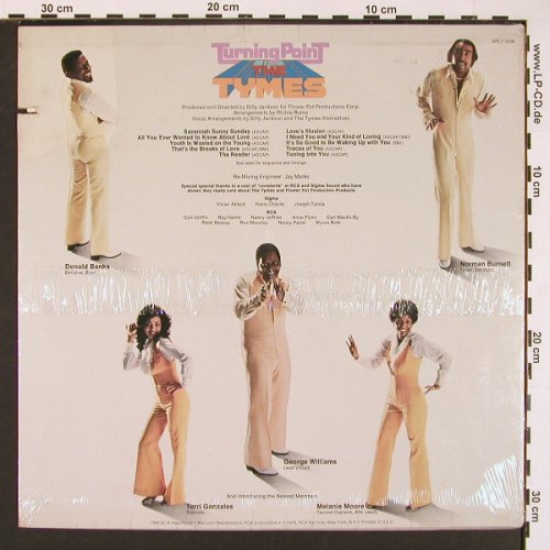Tymes: Turning Point, FS-New sealed, RCA (APL1-1835), US, co, 1976 Typ: LP Best.-Nr.: V5116 Preis: 12,50 Euro