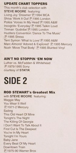 V.A.The Mixes-Strictly for DJ.sOnly: PopTastic...Rod Stewart's Great.Mix, DMC (DMC 148 3/4), EEC Typ: 12"*2 Best.-Nr.: V5190 Preis: 7,50 Euro