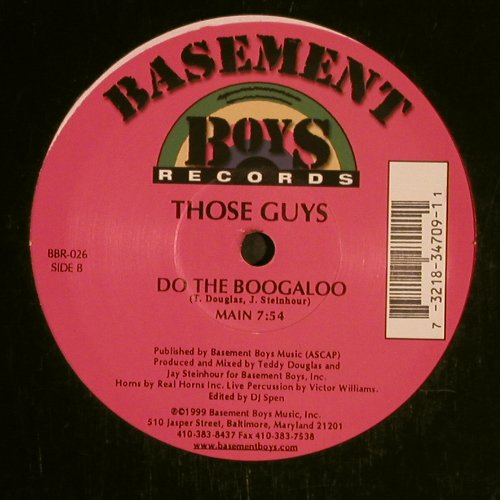 Those Guys: Sierra Leone*2/Do the Boogaloo 7:54, Basement Boys Rec. (BBR-026), US, 1999 Typ: 12" Best.-Nr.: V5262 Preis: 9,00 Euro