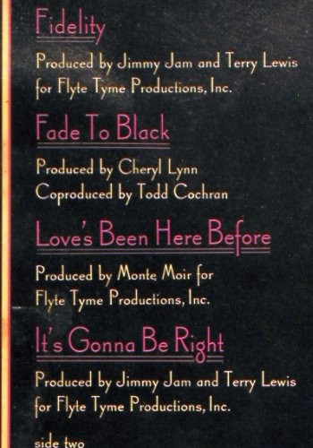 Lynn,Cheryl: It's Gonna Be Right, CBS (CBS 26497), NL, 1985 Typ: LP Best.-Nr.: V5313 Preis: 5,00 Euro