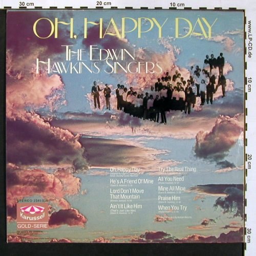 Hawkins Singers,Edwin: Oh Happy Day (1970), Karussell (2345 025), D Typ: LP Best.-Nr.: V5442 Preis: 6,00 Euro