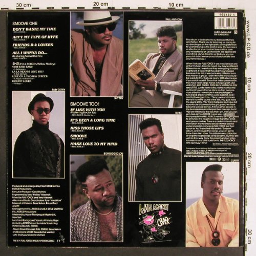 Full Force: Smoove, CBS (465437 1), UK, 1989 Typ: LP Best.-Nr.: V5609 Preis: 9,00 Euro
