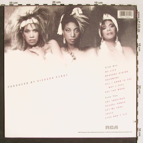 Pointer Sisters: Hot Together, RCA(5609-1-R), US, co, 1986 - LP - V5685 - 7,50 Euro