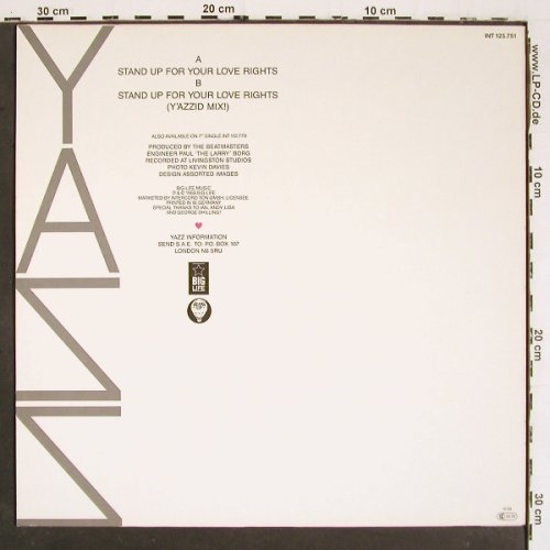 Yazz: Stand Up For Your Love Rights *2, Blow Up (INT 125.751), D,redVinyl, 1988 Typ: 12" Best.-Nr.: V5766 Preis: 4,00 Euro
