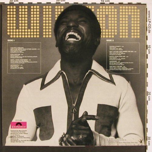 Wilson,Al: I've Got A Feeling, Polydor (2310 466), D, 1976 Typ: LP Best.-Nr.: V6104 Preis: 7,50 Euro