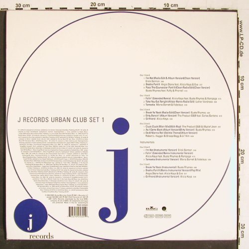 V.A.J-Records Urban Club Set 1: Erick Sermon... Alicia Keys, j Record(25301), EU, 18Tr., 2002 - 3LP - V6117 - 14,00 Euro