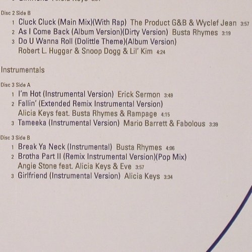 V.A.J-Records Urban Club Set 1: Erick Sermon... Alicia Keys, j Record(25301), EU, 18Tr., 2002 - 3LP - V6117 - 14,00 Euro