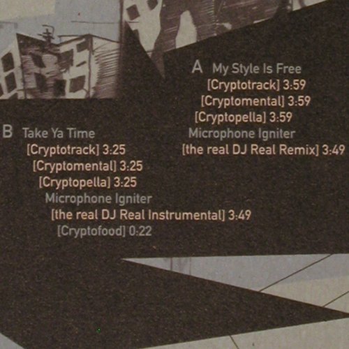 Raptile and Roger Rekless: My Style is free, 8Tr. 33rpm, Sub World(74321 82889 1), EU, 2001 - 12inch - V6124 - 7,50 Euro