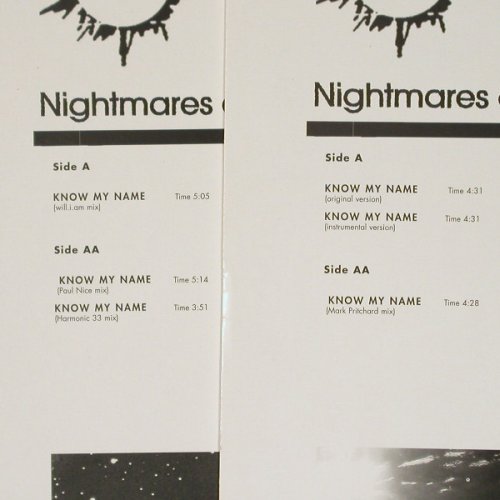 Nightmares on Wax: Know My Name, Part 1+2, Warp (wap 159/159R), UK, 2002 Typ: 12"*2 Best.-Nr.: V6133 Preis: 6,00 Euro