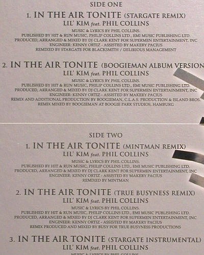 Lil'Kim  feat. Phil Collins: In The Air Tonite *5, WEA (8573 89588-0), D, 2001 Typ: 12" Best.-Nr.: V6135 Preis: 5,00 Euro