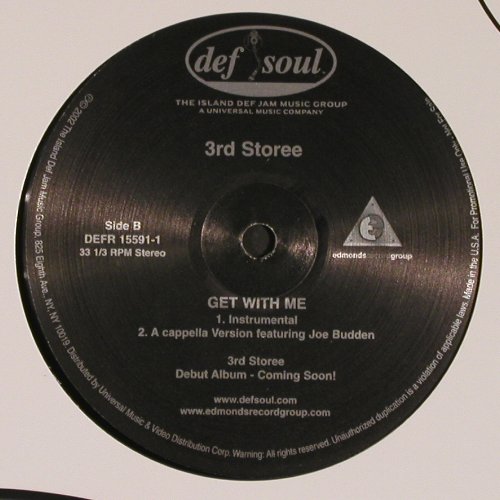 3rd Storee: Get With Me*4, Def Soul, FLC (DEFR 15591-1), US, Promo, 2002 Typ: 12" Best.-Nr.: V6240 Preis: 5,00 Euro