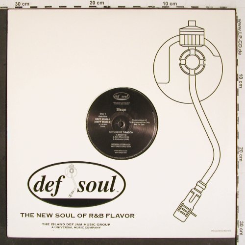 Sisqo: Return Of The Dragon, Def Soul, FLC (DDFF 15331-1), US,Promo, 2001 Typ: 12"*2 Best.-Nr.: V6246 Preis: 7,50 Euro