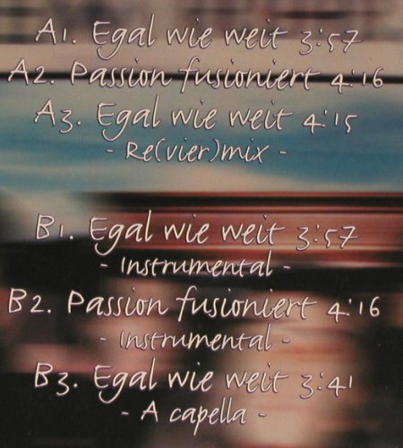 Pott Poeten: Egal Wie Weit / Passion Fusioniert, Flavamatic(), D, 6Tr., 2001 - 12inch - V6247 - 5,00 Euro