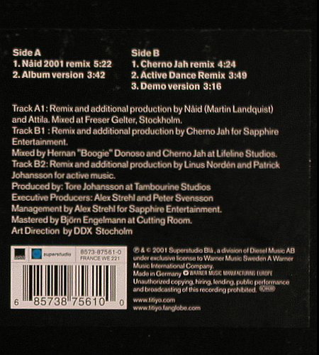 Titiyo: Come Along*5, Superstudio Blå (8573-87561-0), D, 2001 Typ: 12" Best.-Nr.: V6264 Preis: 6,00 Euro