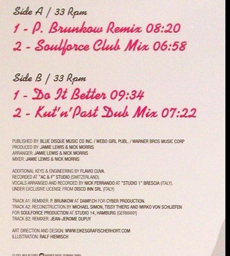 Donna: Everybody*3+1, Deep Culture(0927 42652-0), D, 2001 - 12inch - V6274 - 6,00 Euro