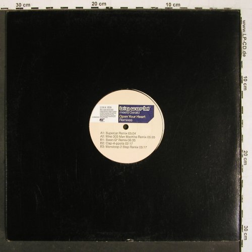 Big World meets Gerald: Open Your Heart*5, Clubland(CLR009RMX), D, 2001 - 12inch - V6276 - 5,00 Euro