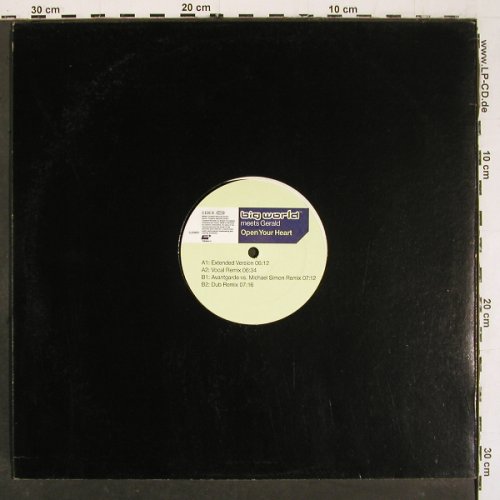 Big World meets Gerald: Open Your Heart*4, Clubland(CLR009), D, 2001 - 12inch - V6277 - 4,00 Euro