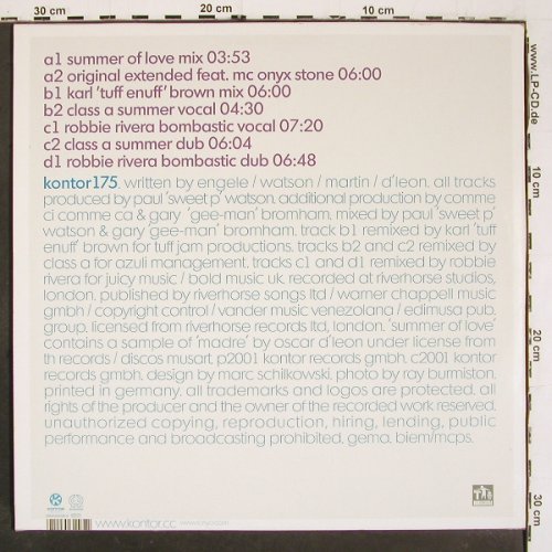 Lonyo: Summer Of Love*7, Kontor(175), D, 2001 - 12"*2 - V6285 - 6,00 Euro