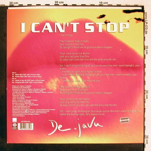 De-Javu: I Can't Stop*4, WEA(8573887700), D, 2001 - 12inch - V6286 - 7,50 Euro