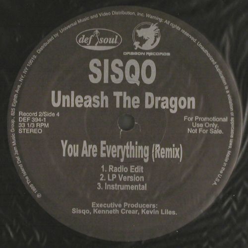Sisqo: Unleash The Dragon, 12Tr., DefSoul(DEF 394-1), US,Promo, 1999 - 12"*2 - V6294 - 6,00 Euro