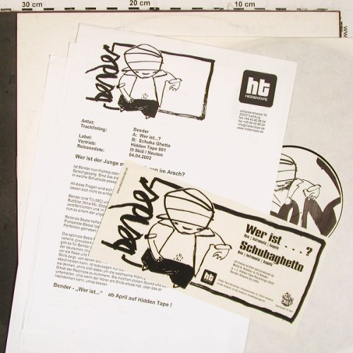 Bender: Wer Ist...? *3+3, Facts, Sticker, HiddenTape Recordings(HT 001), D, 2002 - 12inch - V6302 - 6,00 Euro