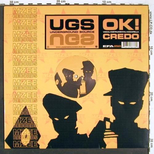 Undergrouns Source: OK!  *3 / Credo *3, MZEE (MZEE 073), D, 2001 Typ: 12" Best.-Nr.: V6317 Preis: 7,50 Euro