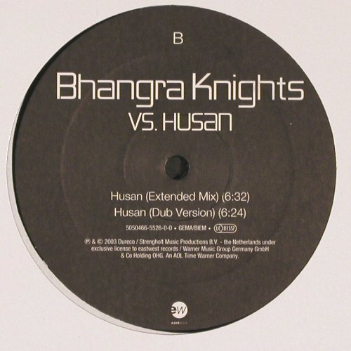 Husan / Bhangra Knights: Husan *5, EW, LC (5050466-5526-00), D, 2003 Typ: 12" Best.-Nr.: V6389 Preis: 6,00 Euro