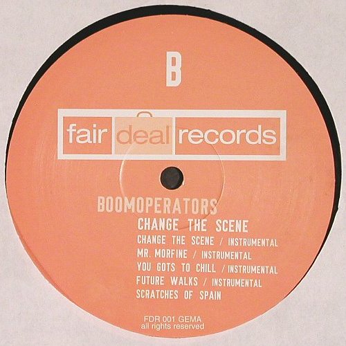 Boomoperators: The Goodyear EP, 10 Tr. (33rpm), Fair Deal Records (FDR001), D, 2001 Typ: 12" Best.-Nr.: V6391 Preis: 9,00 Euro