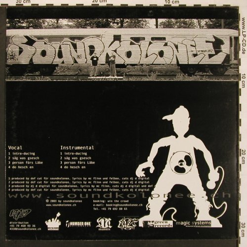 Soundkolonee: Do Hesch En, EP, vg+/m-, Win The Crowd Records (V261 Vinylium), CH, 2003 Typ: 12" Best.-Nr.: V6413 Preis: 7,50 Euro