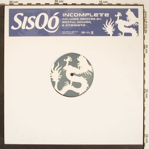 Sisqo: Incomplete*4, Def Soul (SQV2), EU,Promo, 2000 Typ: 12" Best.-Nr.: V6442 Preis: 5,00 Euro