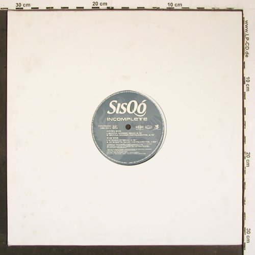 Sisqo: Incomplete*4, Def Soul (SQV2), EU,Promo, 2000 Typ: 12" Best.-Nr.: V6442 Preis: 5,00 Euro