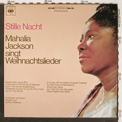 Jackson,Mahalia: Stille Nacht (1966), CBS (CBS 62 130), NL, Ri Typ: LP Best.-Nr.: V6511 Preis: 6,00 Euro