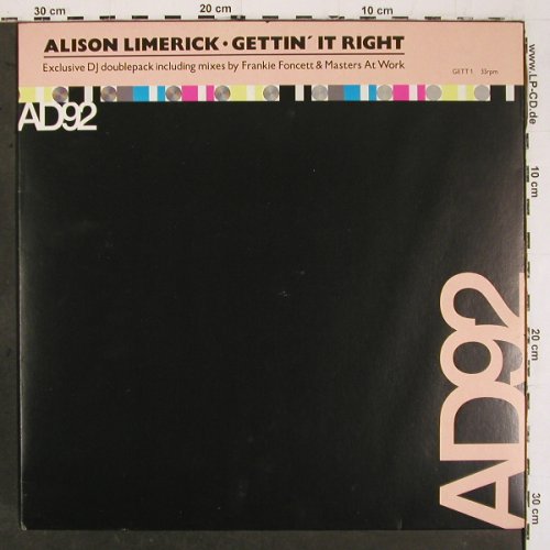 Limerick,Alison: Gettin'it Right*6, woc, Arista(GETT1), , 1992 - 12"*2 - V6535 - 5,00 Euro