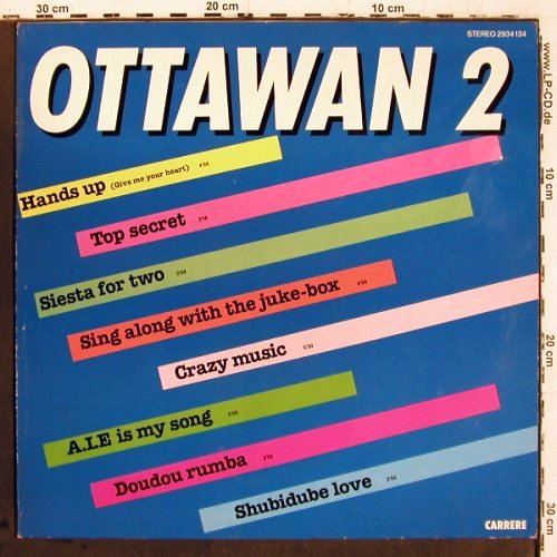 Ottawan 2: Same, Carrere (2934 134), D, 1981 Typ: LP Best.-Nr.: V6833 Preis: 5,00 Euro.