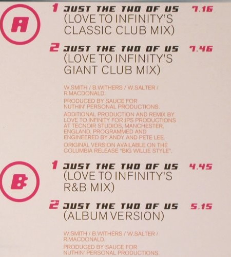 Smith,Will: Just the tho of us*4, Love to..rmxs, Columbia(666344 6), E, 1998 - 12inch - V6857 - 9,00 Euro