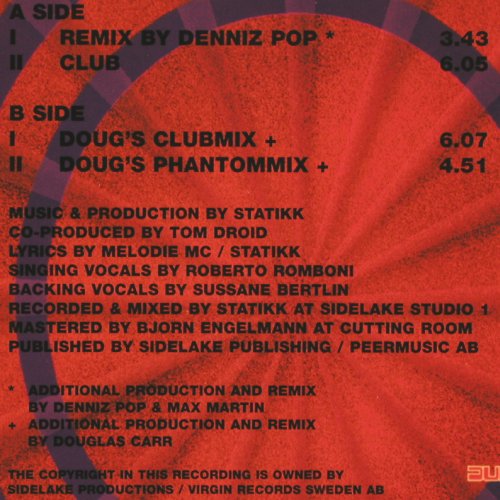 Melodie MC: Give it up! *4, Virgin (8926956), UK, 1994 Typ: 12" Best.-Nr.: V6867 Preis: 6,00 Euro.