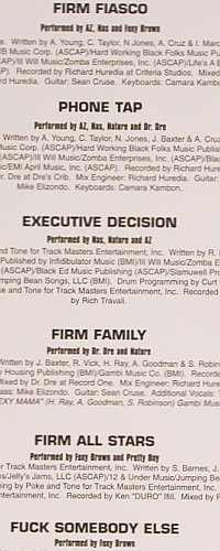 V.A.The Firm: The Album, m-/m-, Aftermath/Interscope(INT2-90136), US, 1997 - 2LP - V6869 - 80,00 Euro
