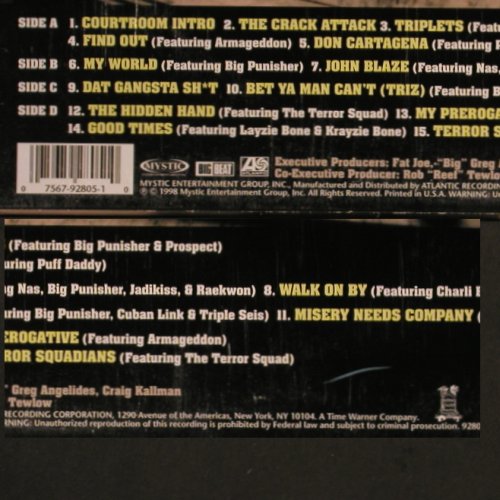 Fat Joe: Don Cartagena, Foc, Atlantic(92805-1), US, 2001 - 2LP - V6874 - 100,00 Euro