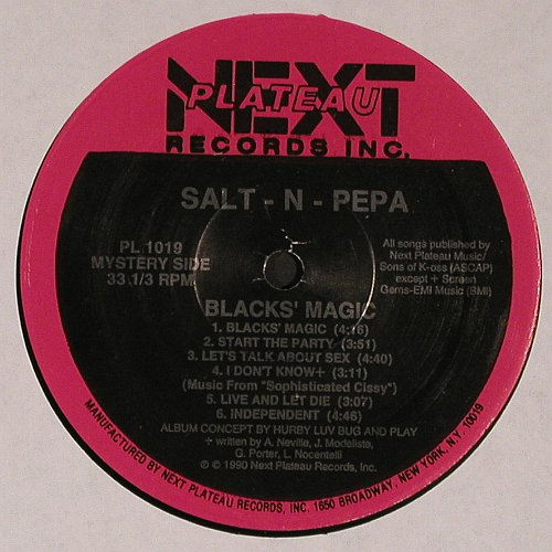 Salt 'n' Pepa: Blacks Magic, vg+/vg+, Next Plateau Records(PL1019), US, 1990 - LP - V6885 - 30,00 Euro