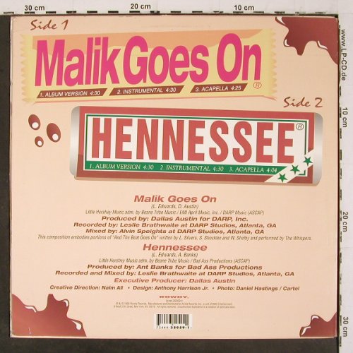 Mr.Malik: Malik goes on, m-&sol;vg+, Rowdy Records (75444-35059-1), US, 1995 Typ: 12" Best.-Nr.: V6887 Preis: 5,00 Euro.