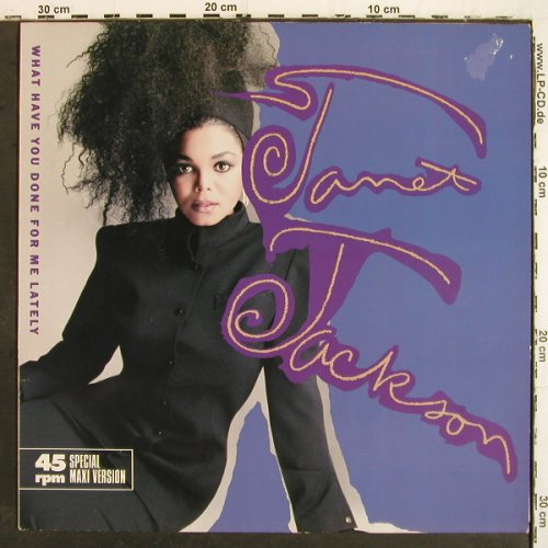 Jackson,Janet: What Have You Done For Me...*3, AM (392 079-1), D, m &sol; vg+, 1986 Typ: 12" Best.-Nr.: V7002 Preis: 3,00 Euro.