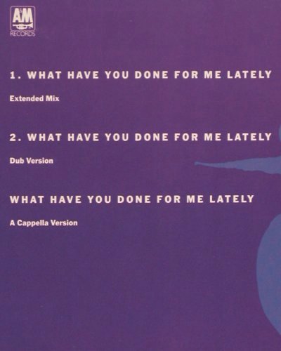 Jackson,Janet: What Have You Done For Me...*3, AM (392 079-1), D, m &sol; vg+, 1986 Typ: 12" Best.-Nr.: V7002 Preis: 3,00 Euro.