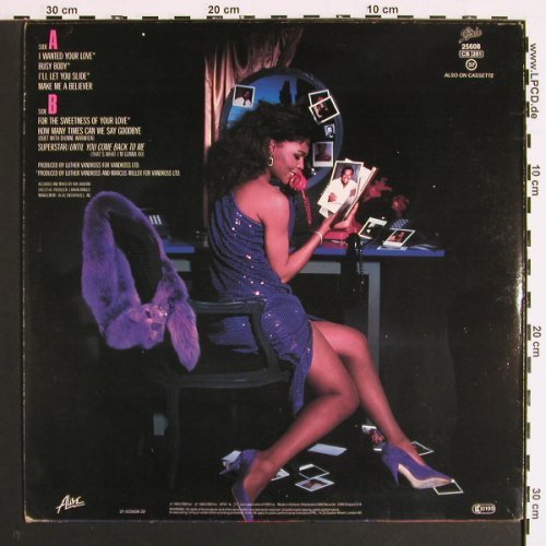 Vandross,Luther: Busy Body, Epic (25608), NL, 1983 Typ: LP Best.-Nr.: V7156 Preis: 6,00 Euro.