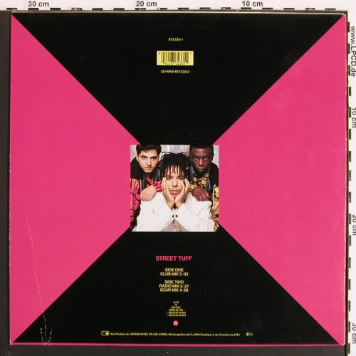 Double Trouble & Rebel M.C.: Street Tuff*3 (club mix 5:03), Metronome (873 233), D, 1989 Typ: 12" Best.-Nr.: V7188 Preis: 4,00 Euro.