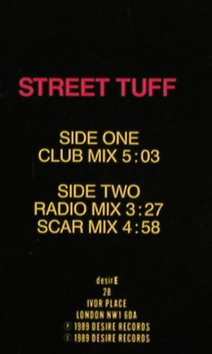 Double Trouble & Rebel M.C.: Street Tuff*3 (club mix 5:03), Metronome (873 233), D, 1989 Typ: 12" Best.-Nr.: V7188 Preis: 4,00 Euro.
