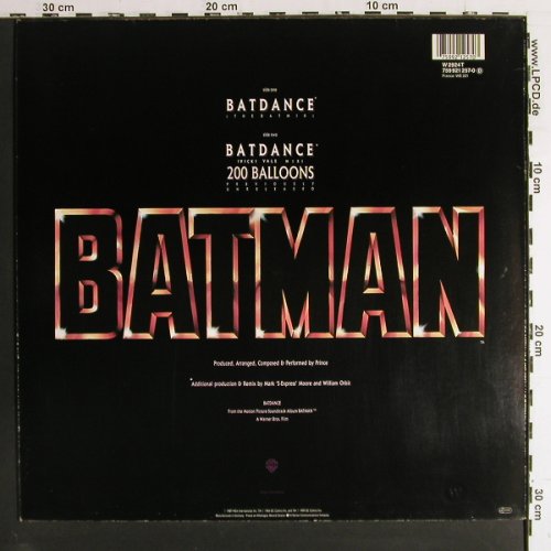 Prince: Batdance*2 (7:15)/ 200 Balloons, WB(759 921 257-0), D, 1989 - 12inch - V7388 - 5,00 Euro