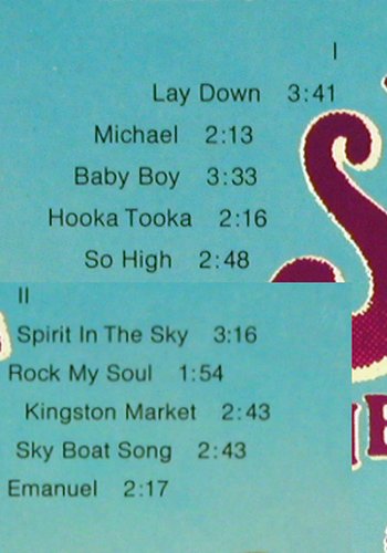Patterson Singers,Lee: Spirit In The Sky, Mercury(6449 002), D,  - LP - V7400 - 6,00 Euro